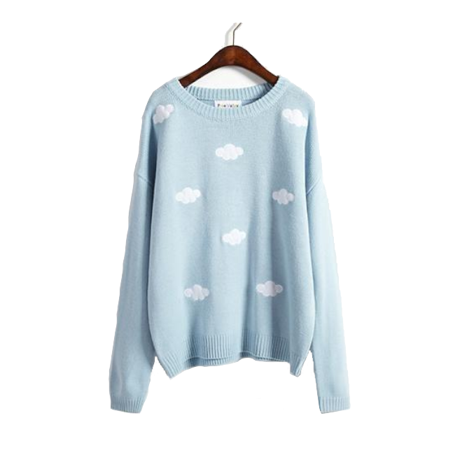 Cloud Crewneck Pullover Sweatshirt