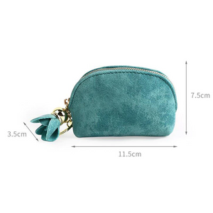 Cute Fashion Student Coin Purse Female Short Card Package Mini Fresh Bag Simple Section