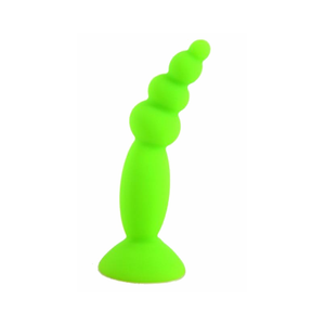 House Of Dasein Colourful Silicone Butt Plug Beads Suction Cup Anal Trainer Beginners