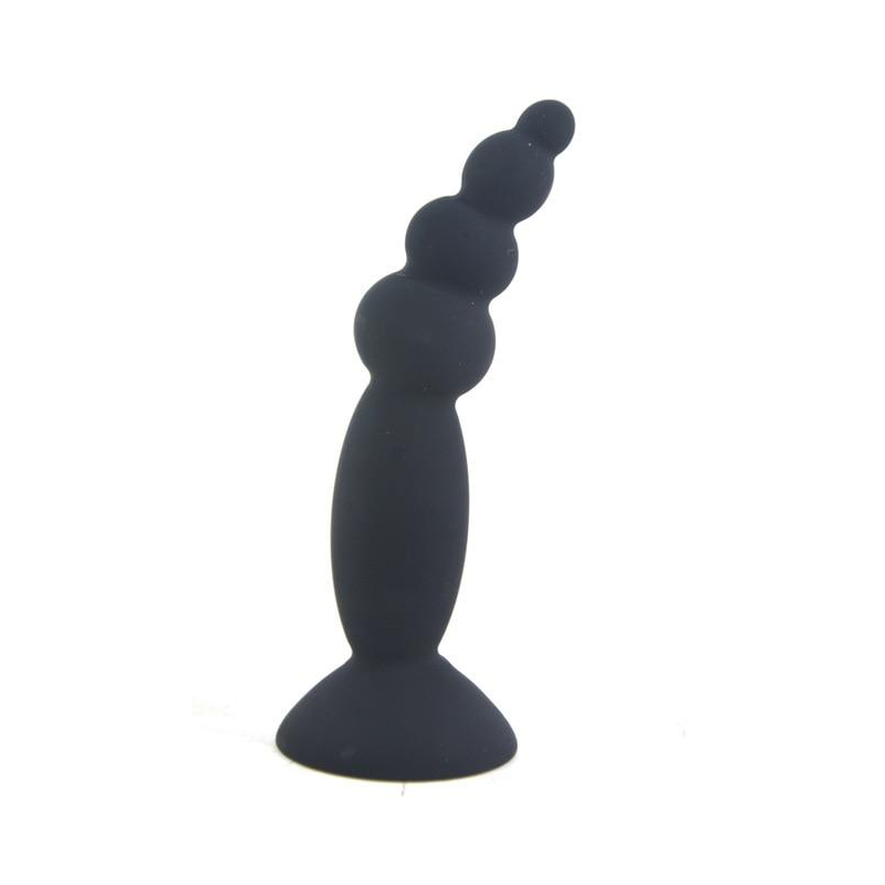 House Of Dasein Colourful Silicone Butt Plug Beads Suction Cup Anal Trainer Beginners