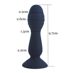 House Of Dasein Colourful Silicone Butt Plug Beads Suction Cup Anal Trainer Beginners