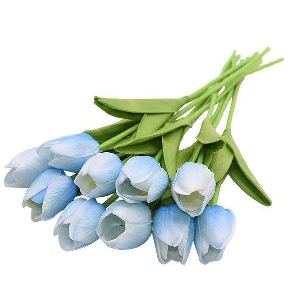 Colourful Tulips Artificial Flowers Decor