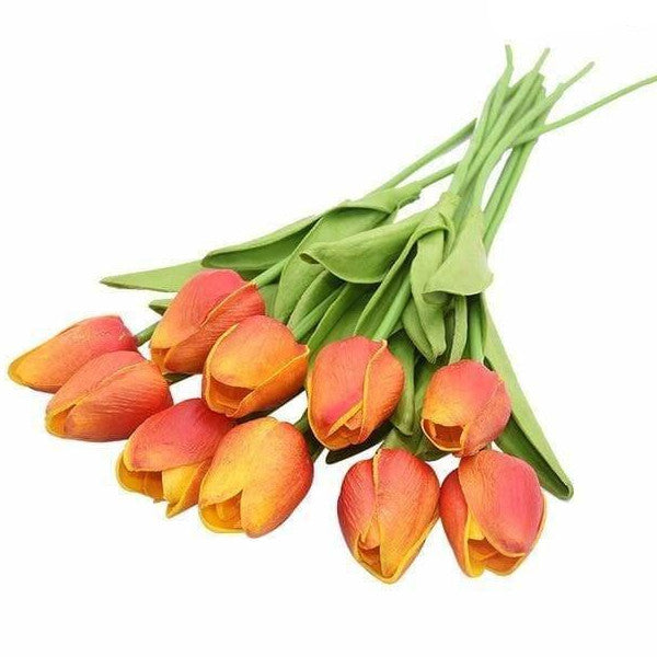 Colourful Tulips Artificial Flowers Decor