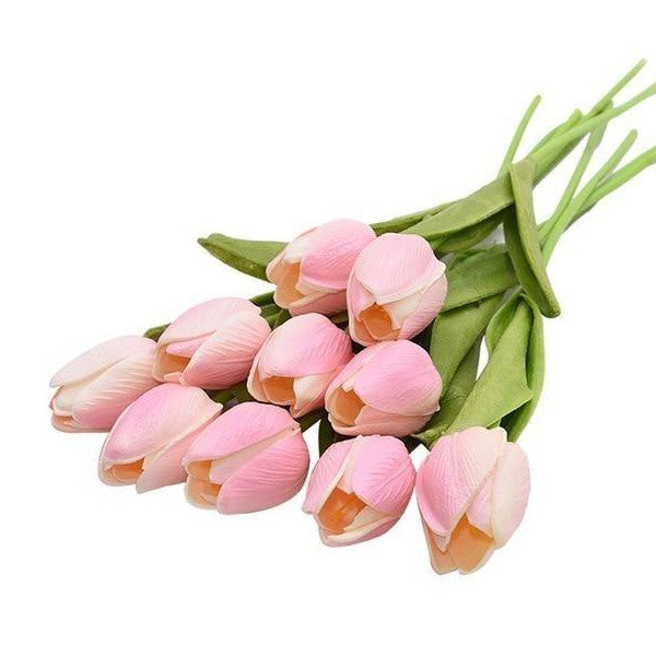 Colourful Tulips Artificial Flowers Decor
