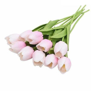 Colourful Tulips Artificial Flowers Decor