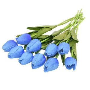 Colourful Tulips Artificial Flowers Decor