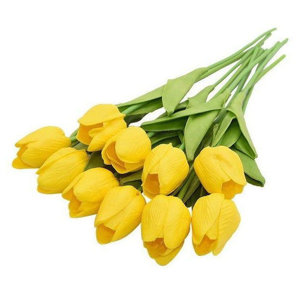 Colourful Tulips Artificial Flowers Decor