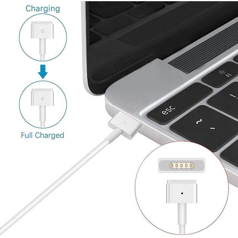 Tablet Compatible With Macbook Pro Charger Replacement 60W Magsafe 2 Tip Power Adapter For 13 Inch After Mid 2012 Model