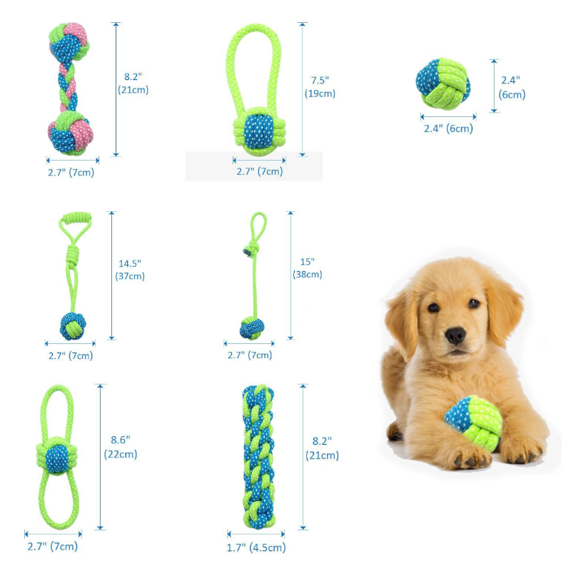 Cotton Rope Pet Dog Toy Puppy Playtime