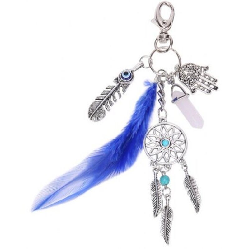 Creative Dreamcatcher Style Fashion Keyring Ocean Blue