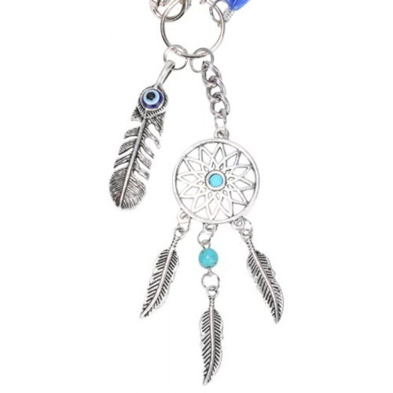 Creative Dreamcatcher Style Fashion Keyring Ocean Blue