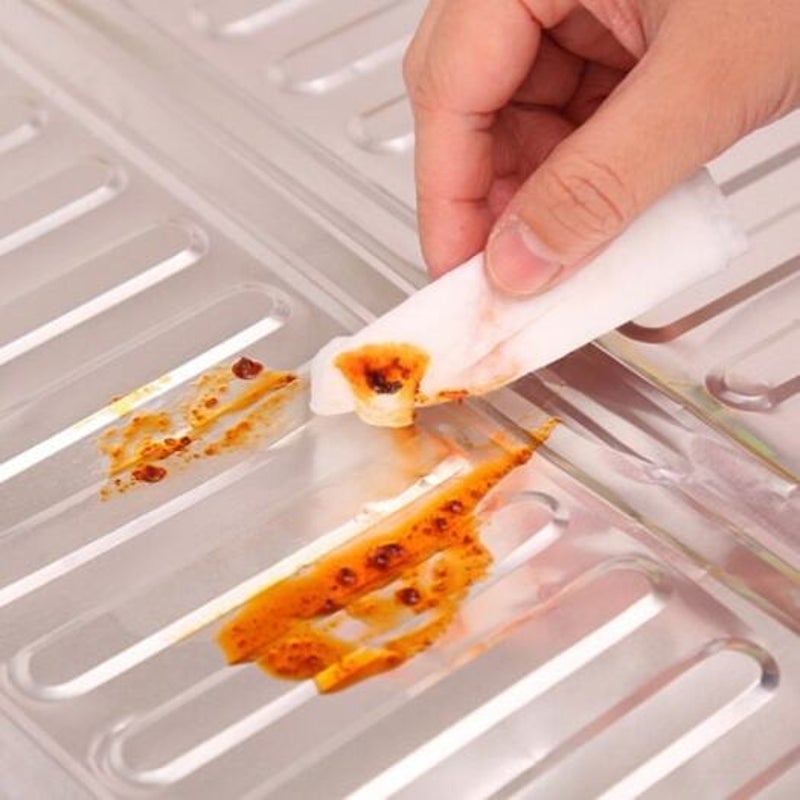 Creative Kitchen Supplies Cooking Insulation Anti Splash Hot Baffle Oil Plate Silver