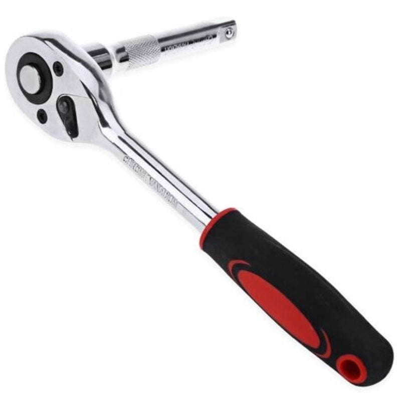 Combination Set Vanadium Steel Torque Cr-V Universal Ratchet Wrench 1/4"