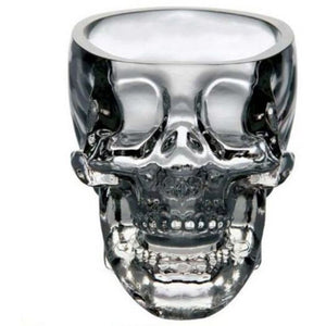 Crystal Skull Whiskey Glass Cup Drinking Ware Bar Transparent