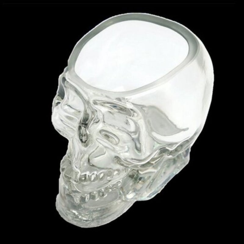 Crystal Skull Whiskey Glass Cup Drinking Ware Bar Transparent