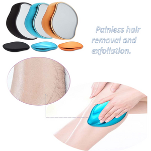 2Pcs Crystal Painless Reusable Physical Hair Eraser Easy Removal