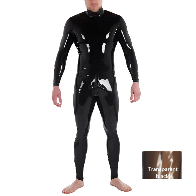 House Of Dasein Custom Latex Catsuit For Men With Crotch Zipper