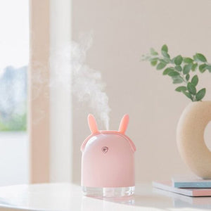 Cute Pet Wireless 2000Mah Rechargeable Portable Usb Color Led Humidifier Flamingo Pink