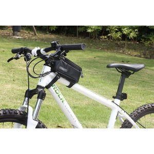 Bike Phone Holders Cycling Bicycle Front Top Tube Frame Bag Transparent Pouch Audio Extension Line