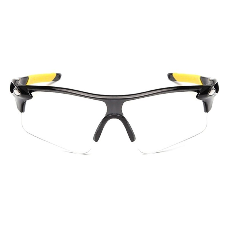 Cycling Eyewear Outdoor Sunglass Riding Sports Sunglasses Black Yellow Frame