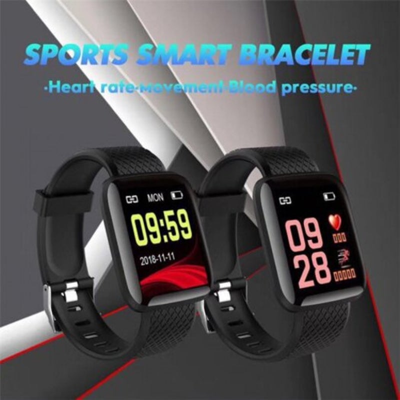 D13 116Plus Smartwatchheart Rate Watch Wristband Sports Watches Band Waterproof Green