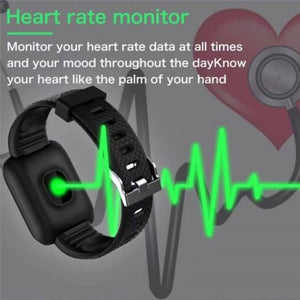 D13 116Plus Smartwatchheart Rate Watch Wristband Sports Watches Band Waterproof Green