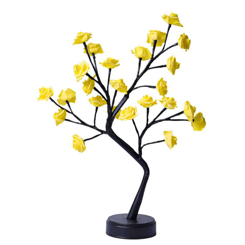 Table Lamp Flower Tree Rose Usb Operated Night Light For Home Wedding Decoration