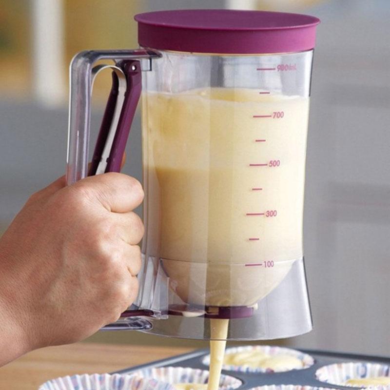 Batter Dispenser Measuring Cup Baking Tool For Cupcakes And Pancakes