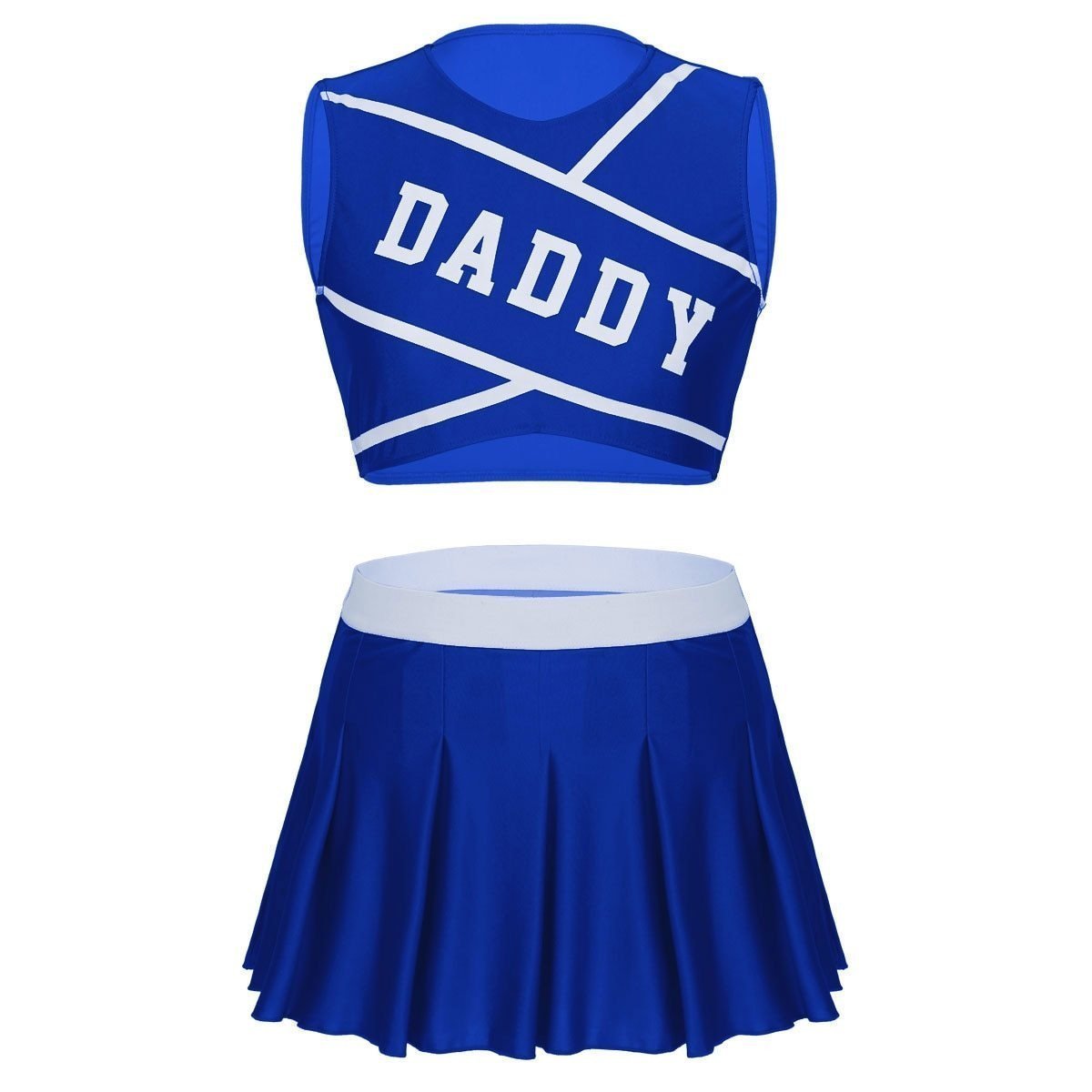 Daddy Cheerleader Crop Top Outfit Ddlg Littles Kawaii Costume