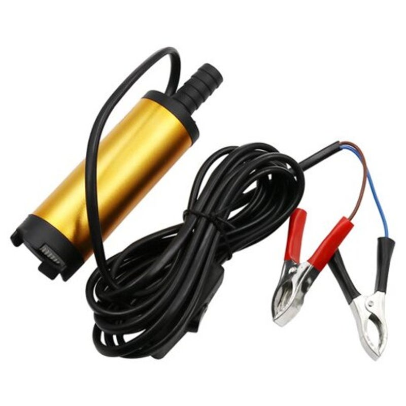 Dc12v 38Mm Alligator Clip Gold Aluminum Portable Pump