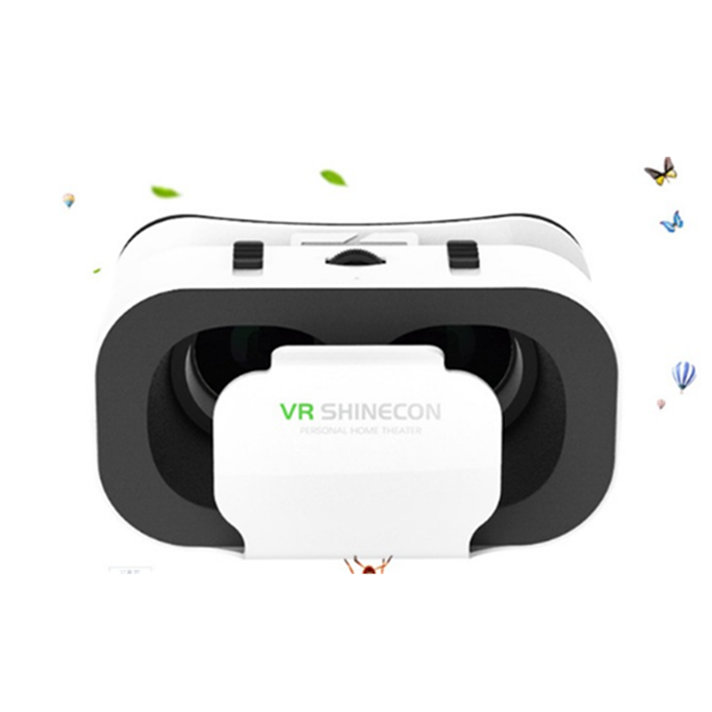 3D Vr Glasses Headset Head-Mounted Adjustable For Ios Android Smart Phones