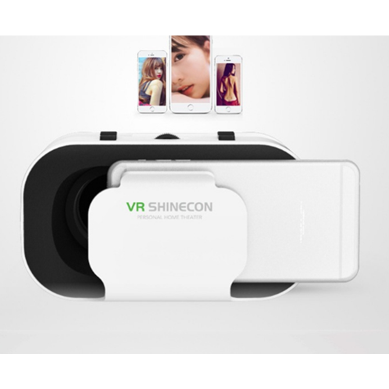 3D Vr Glasses Headset Head-Mounted Adjustable For Ios Android Smart Phones