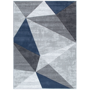 Rug Home Decor - Denver-018161A-Ivory-Blue 50X80