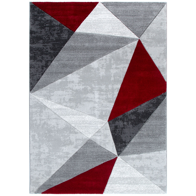 Rug Home Decor - Denver-018161A-Ivory-Red 240X330