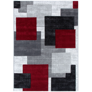 Rug Home Decor - Denver-018221A-Ivory-Red 240X330