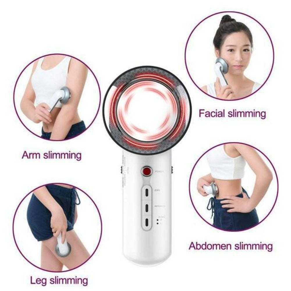 Ultrasonic Ems Infrared Handheld Body Massager Slimming Anti Cellulite Machine