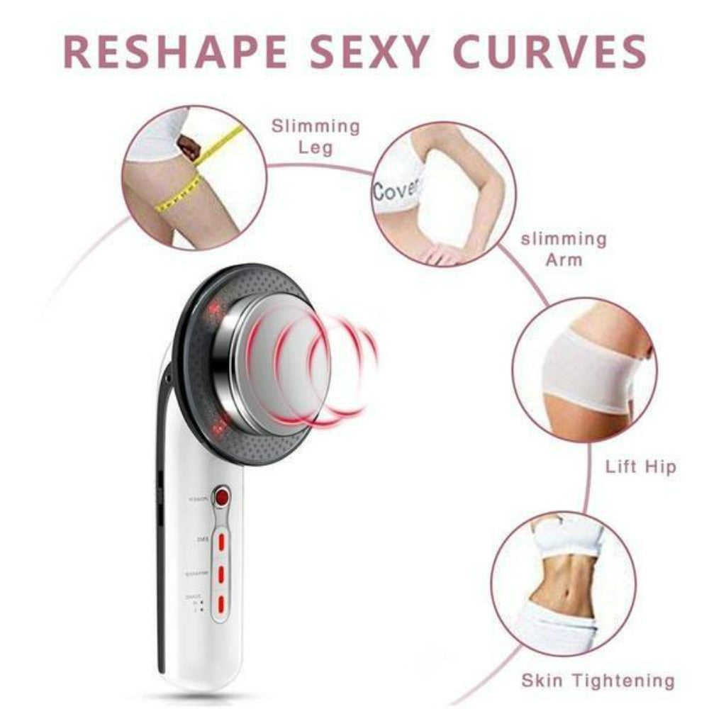 Ultrasonic Ems Infrared Handheld Body Massager Slimming Anti Cellulite Machine