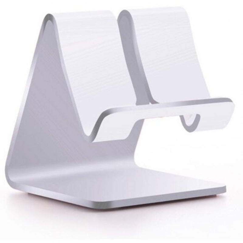 Desktop Phone Metal Stand Holder Silver