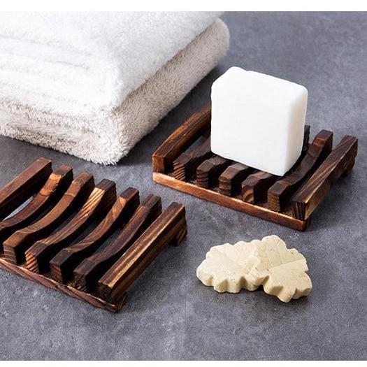 Wooden Soap Dish Country Modern Bathroom Home Decor