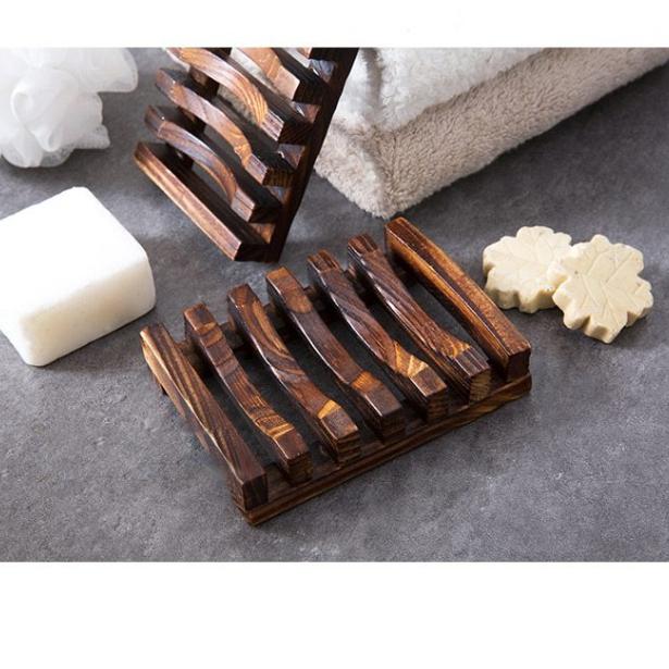 Wooden Soap Dish Country Modern Bathroom Home Decor