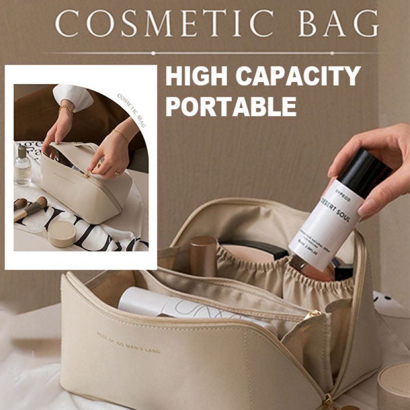 Portable Large Capacity Multifunctional Cosmetic Bag Makeup Storage