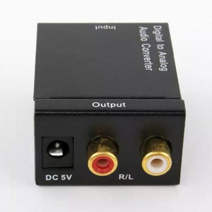 Digital To Analog Fiber Coaxial Audio Converter Black Host Usb Cable