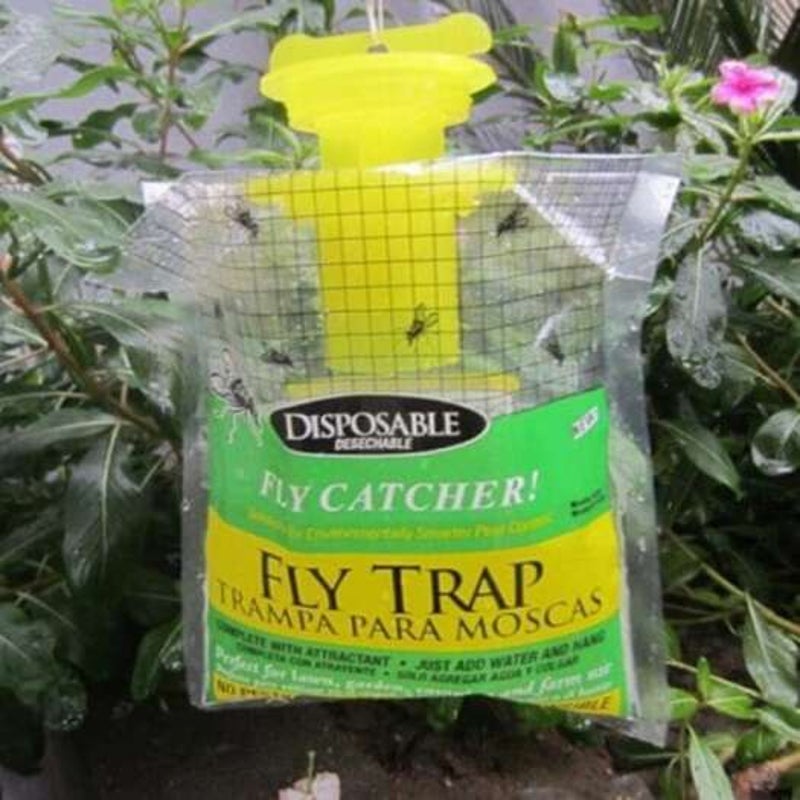 Disposable Hanging Fly Trap Corn Yellow