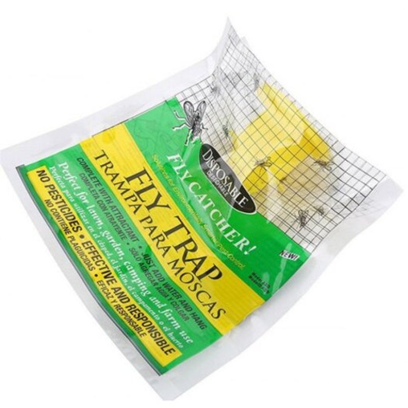 Disposable Hanging Fly Trap Corn Yellow