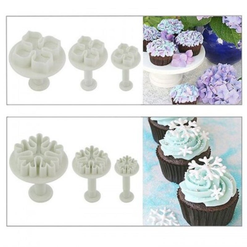 Diy Set Cake Tool Mold Sugar Process Decoration Kit Biscuit Icicles White