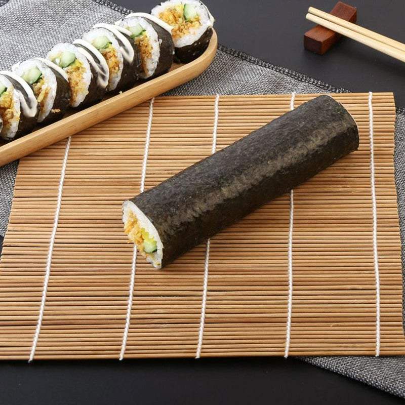 Food Preparation Diy Sushi Making Tool Set With Package Bag Practical Roll Curtain Chopsticks