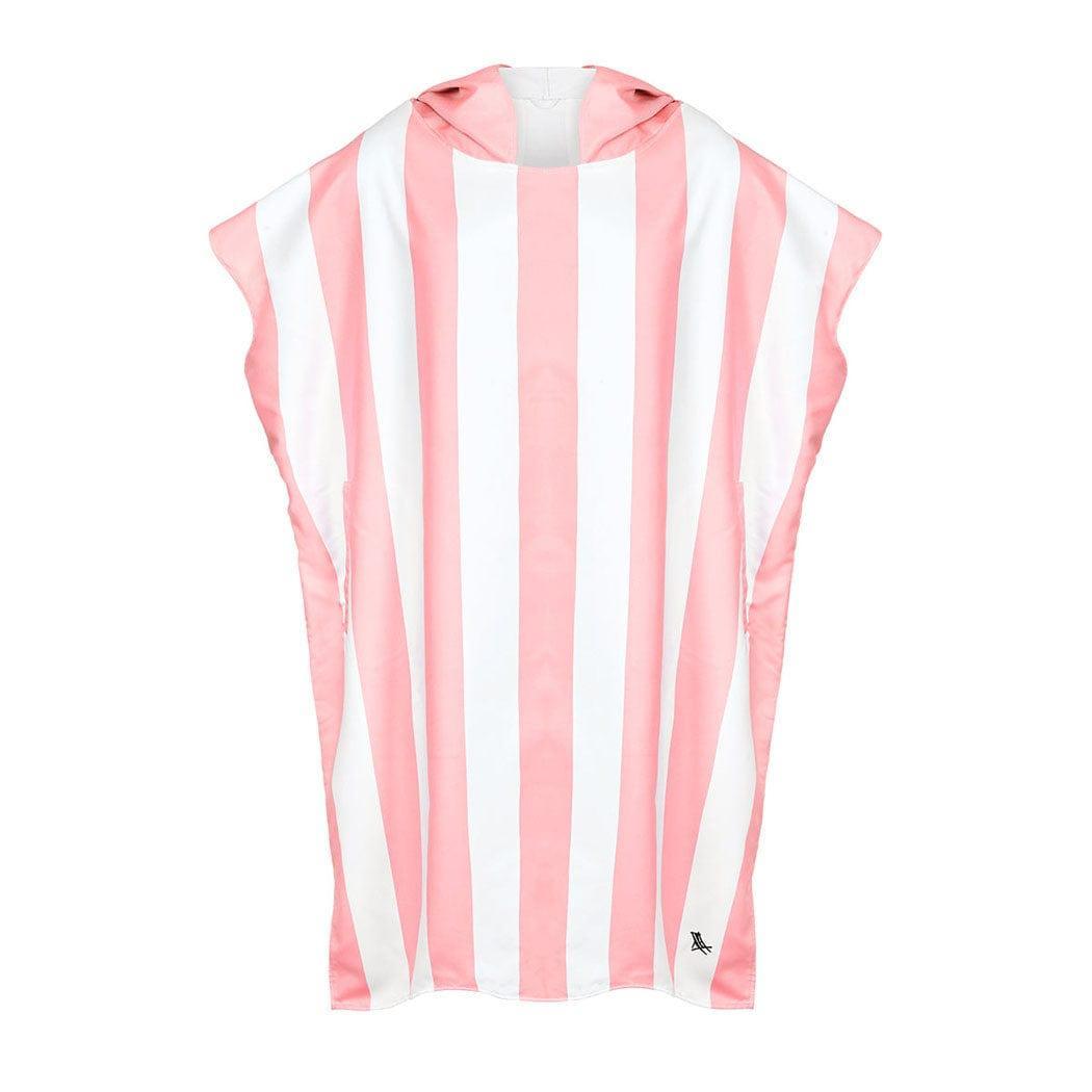 Dock & Bay Adult Poncho Hooded Towel | Cabana Collection Malibu Pink S