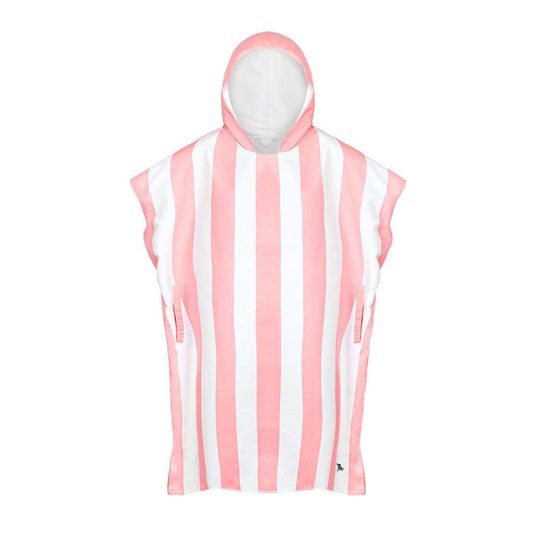 Dock & Bay Adult Poncho Hooded Towel | Cabana Collection Malibu Pink S