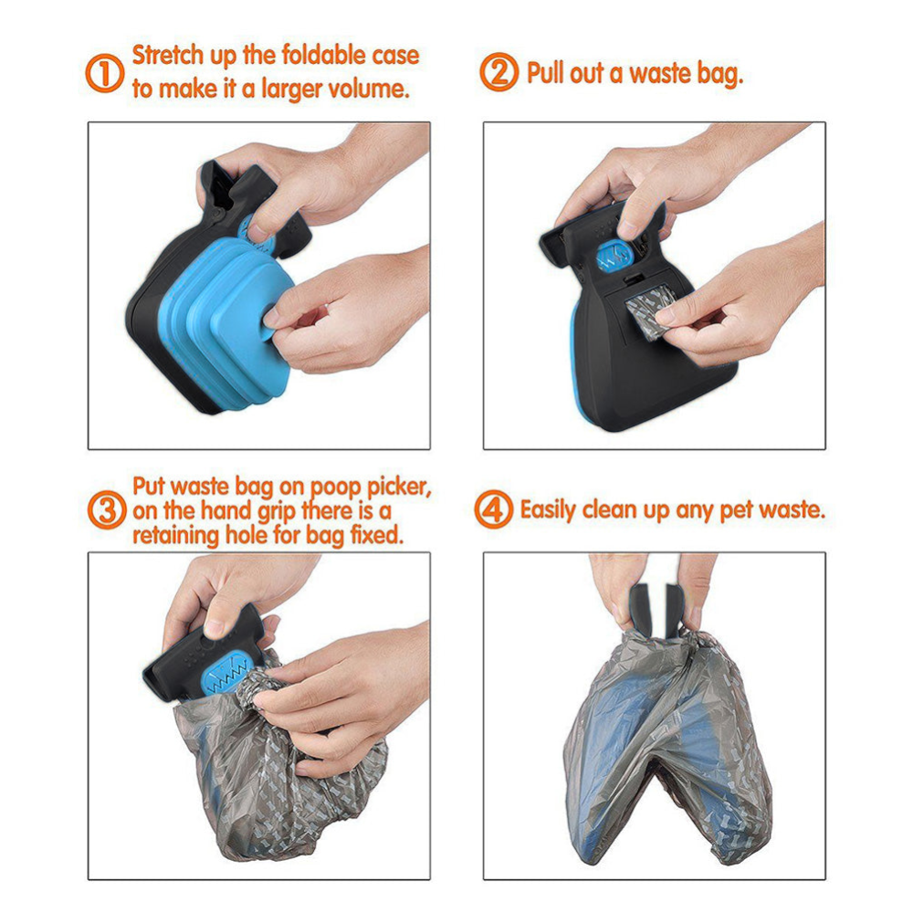 Dog Travel Foldable Poop Bag Dispenser Pet Accessories