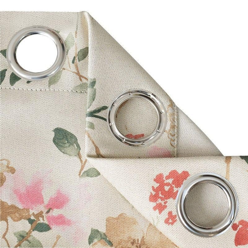 500Cm Beige Flower Design Modern Luxury Retro Style Curtain For Decor